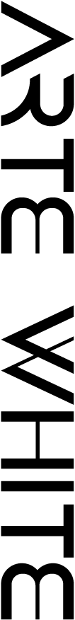 arte white vertical logo