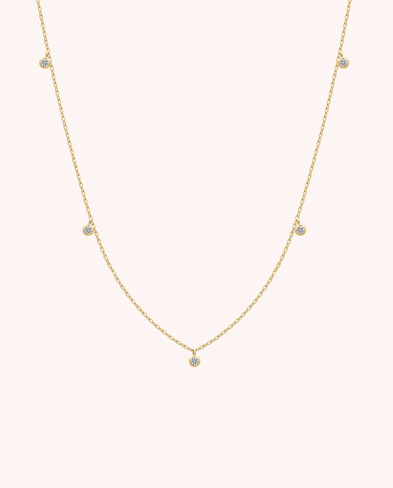 14K金夜空繁星項鍊 Made in Singapore