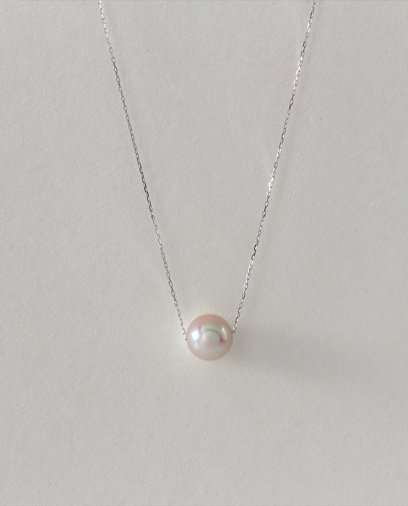 10K白金 7.5mm AKOYA珍珠項鍊