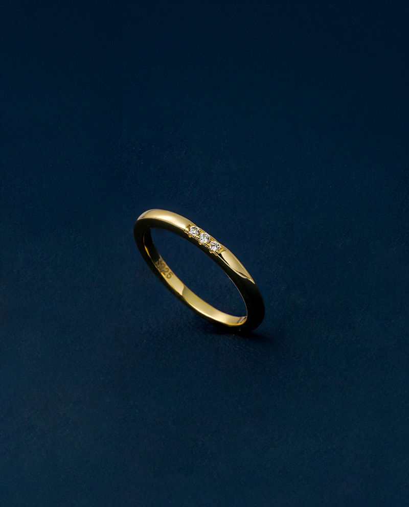 Make a wish 星鑽戒指(金)