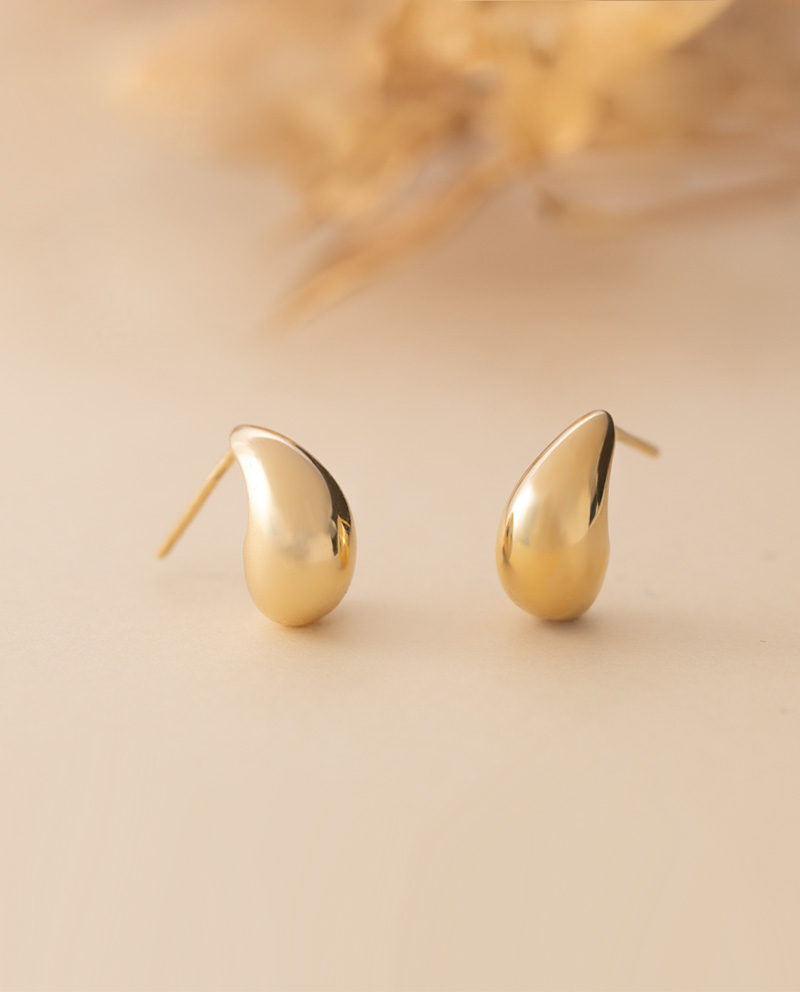 K10 凝光水滴耳環