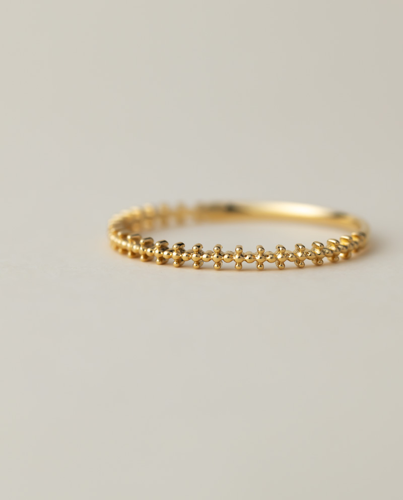 K18 古希臘柱廊戒指