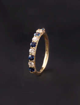 Sapphire 加冕藍寶石戒指(附鑒定書)
