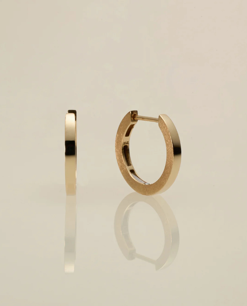 K10 光霧設計小圈耳環(中)